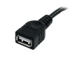 StarTech.com 6 ft Black USB 2.0 Extension Cable A to A - M/F - Extends the your current USB device cable by 6 feet - USBEXTAA6BK
