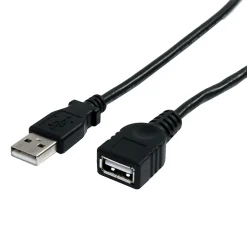 StarTech.com 6 ft Black USB 2.0 Extension Cable A to A - M/F - Extends the your current USB device cable by 6 feet - USBEXTAA6BK