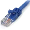 StarTech.com 4 ft Blue Cat5e Snagless UTP Patch Cable - Make Fast Ethernet network connections using this high quality Cat5e Cable, with Powe