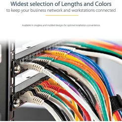 StarTech.com 150ft Blue Cat6 Patch Cable with Snagless RJ45 Connectors - Long Ethernet Cable - 150 ft Cat 6 UTP Cable - N6PATCH150BL