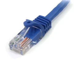 StarTech.com 10 ft Blue Snagless Cat5e UTP Patch Cable - Make Fast Ethernet network connections using this high quality Cat5e Cable, with Powe