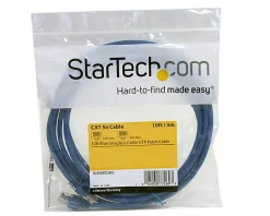 StarTech.com 10 ft Blue Snagless Cat5e UTP Patch Cable - Make Fast Ethernet network connections using this high quality Cat5e Cable, with Powe