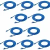 StarTech.com 10 ft. CAT6 Cable - 10 Pack - BlueCAT6 Patch Cable - Snagless RJ45 Connectors - Category 6 Cable - 24 AWG (N6PATCH10BL10PK)