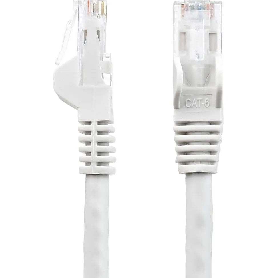 StarTech.com 35ft CAT6 Ethernet Cable - White Snagless Gigabit CAT 6 Wire