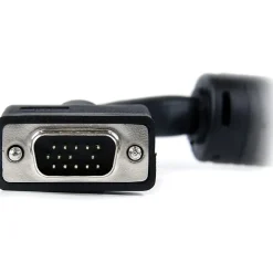 StarTech.com 25 ft Coax High Resolution Monitor VGA Cable - HD15 M/M - VGA cable - HD-15 (VGA) (M) to HD-15 (VGA) (M) - 25 ft - molded - black -