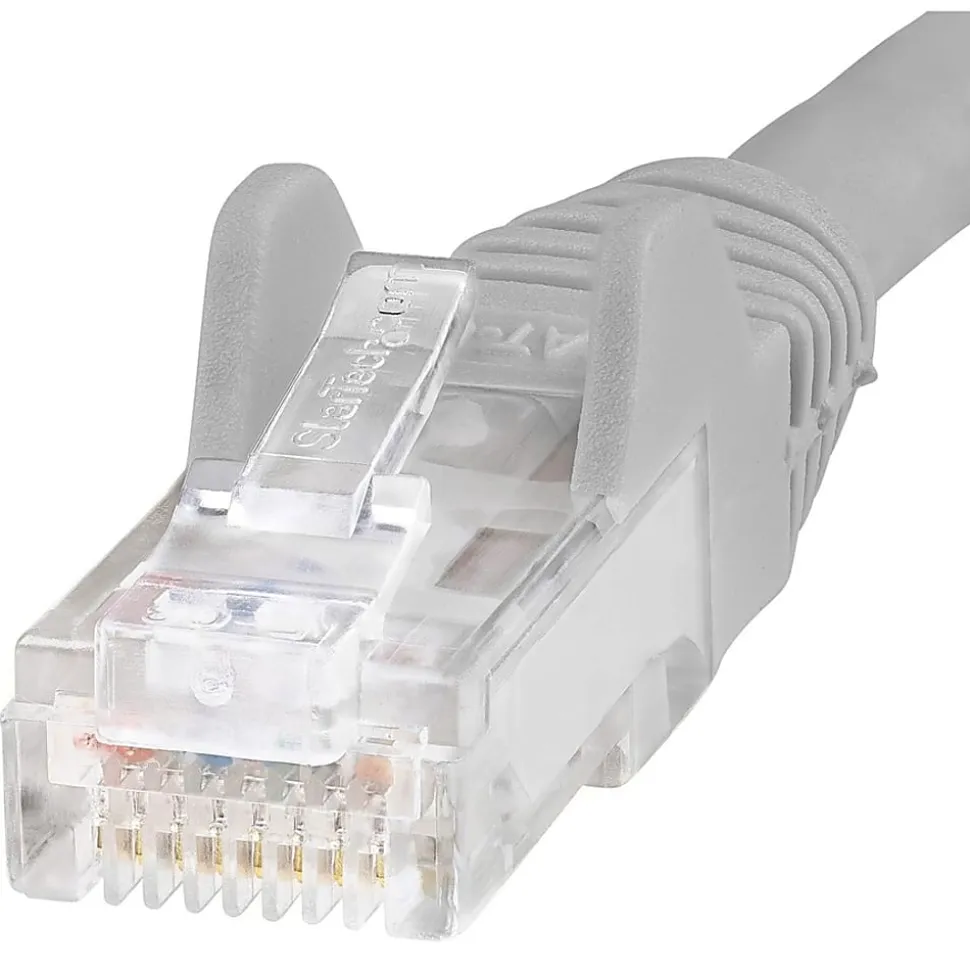 StarTech.com 9 ft Gray Cat6 Cable with Snagless RJ45 Connectors - Cat6 Ethernet Cable - 9ft UTP Cat 6 Patch Cable - N6PATCH9GR