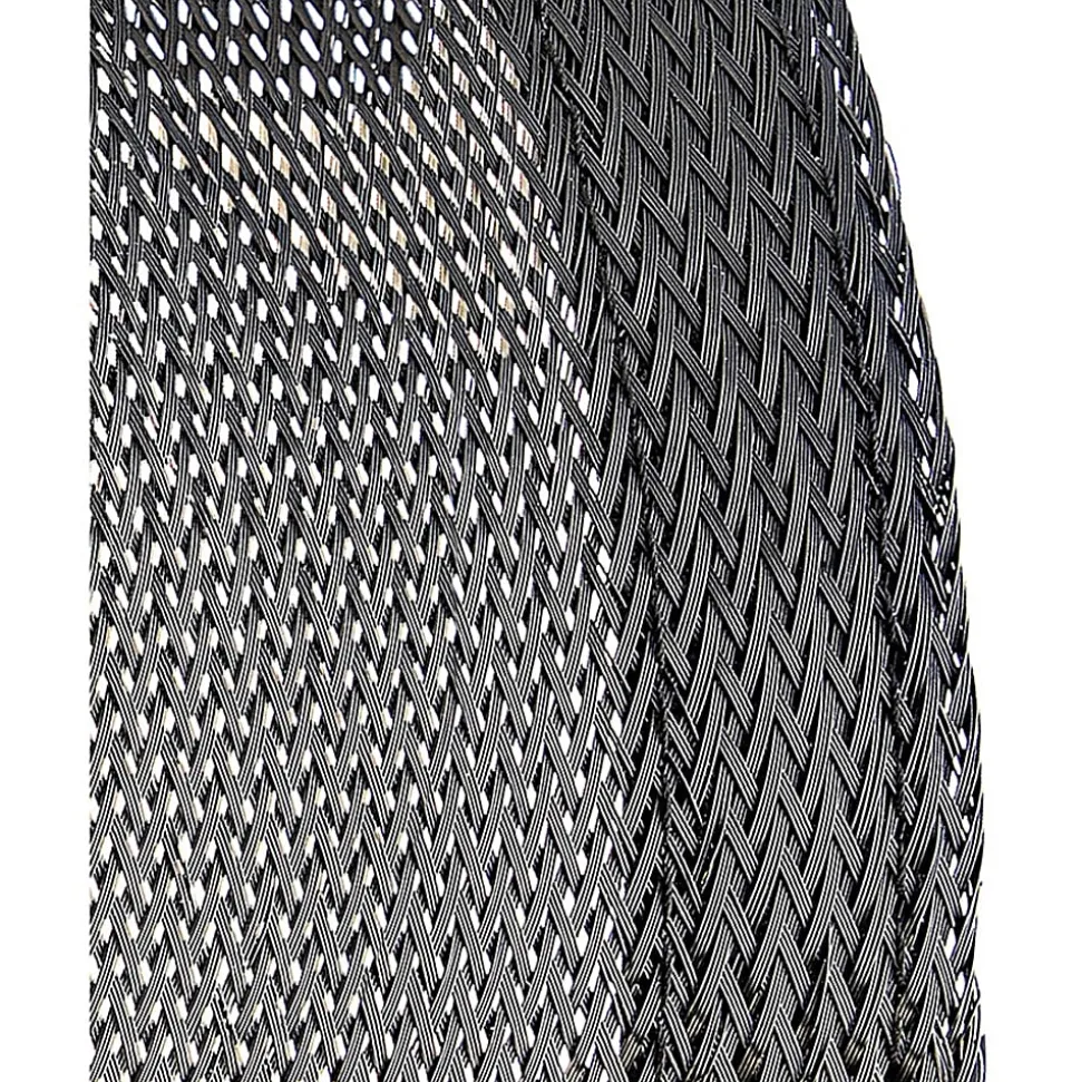 StarTech.com 10ft (3m) Cable Management Sleeve, Braided Mesh Wire Wraps/Floor Cable Covers, Computer Cable Manager/Cord Concealer