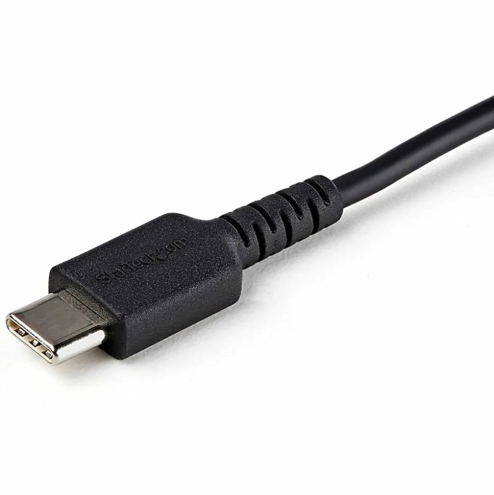 StarTech.com 3ft (1m) Secure Charging Cable, USB-A to USB-C Data Blocker Charge-Only Cable, Secure Charger Adapter Cable - USBSCHAC1M