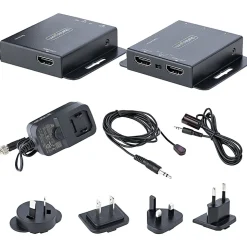 StarTech.com HDMI Extender over CAT6/CAT5, 4K 30Hz/130ft (40m) or 1080p 60Hz/230ft (70m) Video Extender