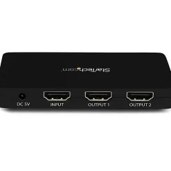 StarTech.com HDMI Splitter 1 In 2 Out - 4k 30Hz - 2 Port - Aluminum - HDMI Multi Port - HDMI Audio Splitter - ST122HD4K