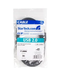 StarTech.com High Speed Certified USB 2.0 - USB cable - 4 pin USB Type A (M) - 4 pin USB Type B (M) - USB2HAB10