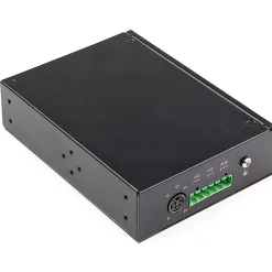 StarTech.com Industrial 5 Port Gigabit Ethernet Switch 5 PoE RJ45 +2 SFP Slots 30W PoE+ 48VDC 10/100/1000 Mbps - IES1G52UPDIN