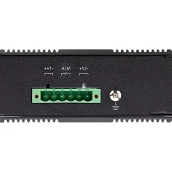 StarTech.com Industrial 5 Port Gigabit Ethernet Switch w/4 PoE RJ45 +2 SFP Slots 30W 802.3at PoE+ 1 - IES1G52UP12V