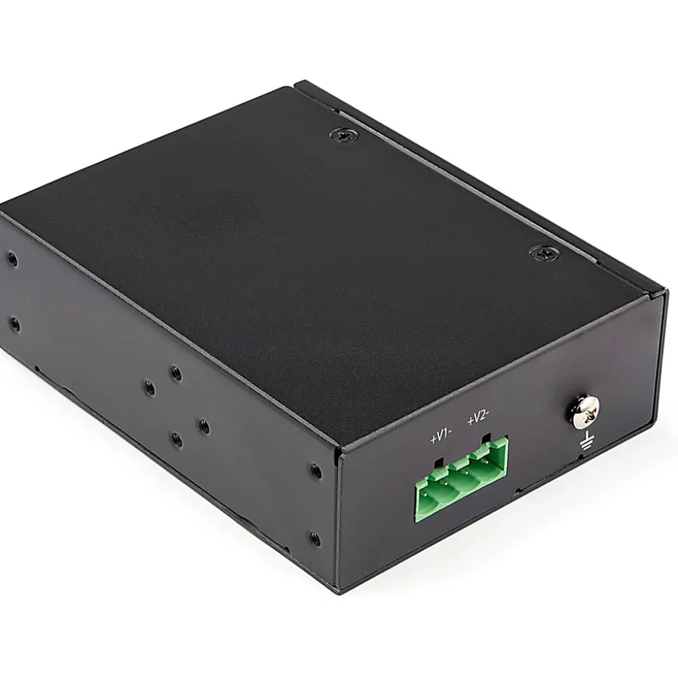 StarTech.com Industrial 5 Port Gigabit PoE Switch 30W - Power Over Ethernet Switch - GbE POE+ Network Switch - IESC1G50UP