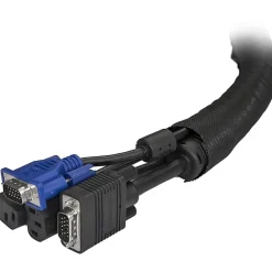 StarTech.com 6.5' (2m) Cable Management Sleeve/Wrap - Flexible Cable Manager