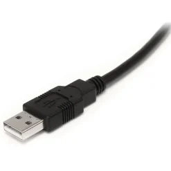 StarTech.com 9 m / 30 ft Active USB A to B Cable - M/M - Black USB 2.0 A to B Cord - Printer Cable - Extension USB Cable (USB2HAB30AC)