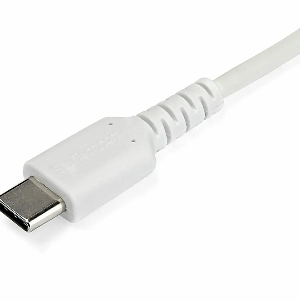StarTech.com 1 m / 3.3 ft USB C Cable - Hight Quality USB 2.0 Type C Cable - White - Durable USB Charging Cable (RUSB2CC1MW)