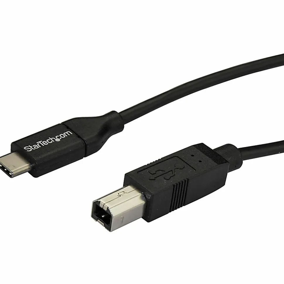 StarTech.com 2m 6ft USB C to USB B Cable - Black