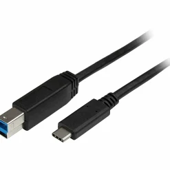 StarTech.com 2m 6 ft USB C to USB B Printer Cable - M/M - USB 3.0 (5Gbps) USB B Cable - USB C to USB B Cable - USB315CB2M