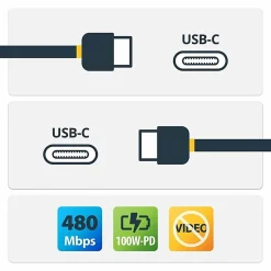 StarTech.com 4m 13 ft USB C to USB C Cable w/ 5A PD - M/M - White - USB 2.0 - USB-IF Certified - USB Type C Cable - USB2C5C4MW
