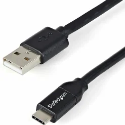 StarTech.com 2 m / 6.6 ft. USB to USB C Cable - 10-Pack USB A to C Cables - USB-IF Certified - USB 2.0 Charging Cables (USB2AC2M10PK)