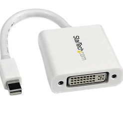 StarTech.com Mini DisplayPort® to DVI Video Adapter Converter - White - Connect a DVI display to a Mini-DisplayPort-equipped PC or Mac computer