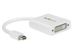 StarTech.com Mini DisplayPort® to DVI Video Adapter Converter - White - Connect a DVI display to a Mini-DisplayPort-equipped PC or Mac computer