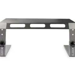 StarTech.com Monitor Riser Stand - For up to 32 Monitor - Height Adjustable - Computer Monitor Riser - Steel and Aluminum - Black, Silver