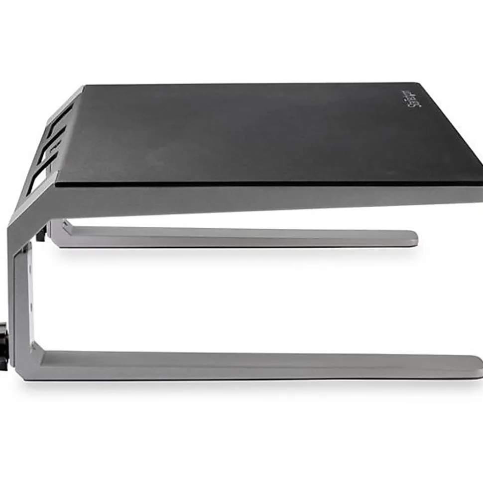 StarTech.com Monitor Riser Stand - For up to 32 Monitor - Height Adjustable - Computer Monitor Riser - Steel and Aluminum - Black, Silver