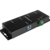StarTech.com Mountable 4 Port Rugged Industrial SuperSpeed USB 3.0 Hub