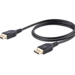 StarTech.com 1 m VESA Certified DisplayPort 1.4 Cable - 8K 60Hz HBR3 HDR - 3 ft Super UHD 4K 120Hz - DP to DP Slim Video Monitor Cord M/M - DP14MM1M