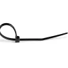StarTech.com 100 Pack 6" Cable Ties - Black Medium Nylon/Plastic Zip Ties Adjustable Network Cable Wraps UL TAA