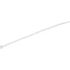 StarTech.com 100 Pack 6" Cable Ties - White Medium Nylon/Plastic Zip Ties Adjustable Network Cable Wraps UL TAA - 100 Pack White