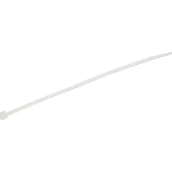 StarTech.com 100 Pack 6" Cable Ties - White Medium Nylon/Plastic Zip Ties Adjustable Network Cable Wraps UL TAA - 100 Pack White