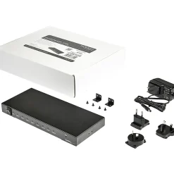 StarTech.com 8-Port 4K 60Hz HDMI Splitter - HDR Support - HDMI 2.0 Splitter - 7.1 Surround Sound Audio - ST128HD20