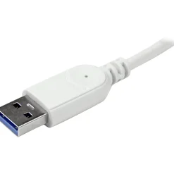 StarTech.com 4 Port Portable USB 3.0 Hub with Built-in Cable - Aluminum and Compact USB Hub
