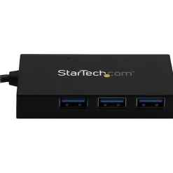 StarTech.com 4 Port USB 3.0 Hub - USB Type-A to 1x USB-C & 3x USB-A SuperSpeed 5Gbps - USB Bus Powered - HB30A3A1CFB