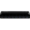 StarTech.com 10-Port USB 3.0 Hub with Charge and Sync Ports - 2 x 1.5A Ports - Desktop USB Hub and Fast-Charging Station