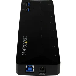 StarTech.com 10-Port USB 3.0 Hub with Charge and Sync Ports - 2 x 1.5A Ports - Desktop USB Hub and Fast-Charging Station