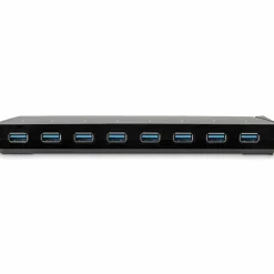 StarTech.com 10-Port USB 3.0 Hub with Charge and Sync Ports - 2 x 1.5A Ports - Desktop USB Hub and Fast-Charging Station