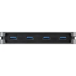 StarTech.com 4 Port USB 3.0 Hub, 4x USB-A, 5Gbps Laptop/Desktop USB Type-A Hub, USB Bus Powered, 11" Long Cable with Cable Management