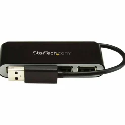StarTech.com 4 Port USB Hub - 4 x USB 2.0 port - Bus Powered - USB Adapter - USB Splitter - Multi Port USB Hub - USB 2.0 Hub