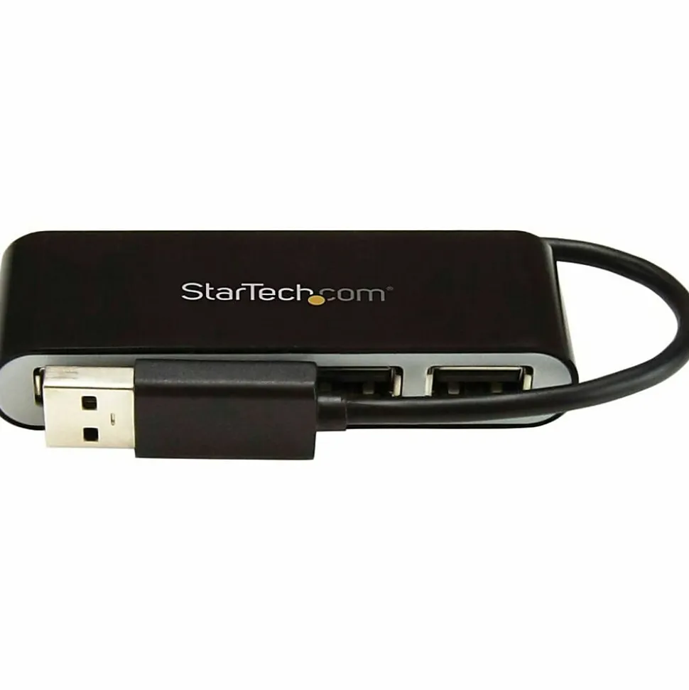 StarTech.com 4 Port USB Hub - 4 x USB 2.0 port - Bus Powered - USB Adapter - USB Splitter - Multi Port USB Hub - USB 2.0 Hub
