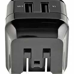 StarTech.com 2 Port USB Wall Charger, 17W Wall Charger Hub (2.4A & 1A port), Dual USB-A Power Adapter, Portable Charger for Phones/Tablets