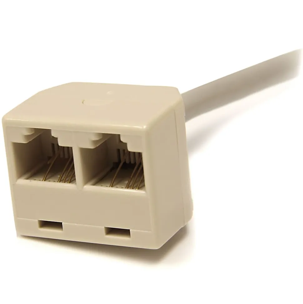 StarTech.com 2-to-1 RJ45 Splitter Cable Adapter - Network splitter - RJ-45 (M) - RJ-45 (F) - RJ45SPLITTER