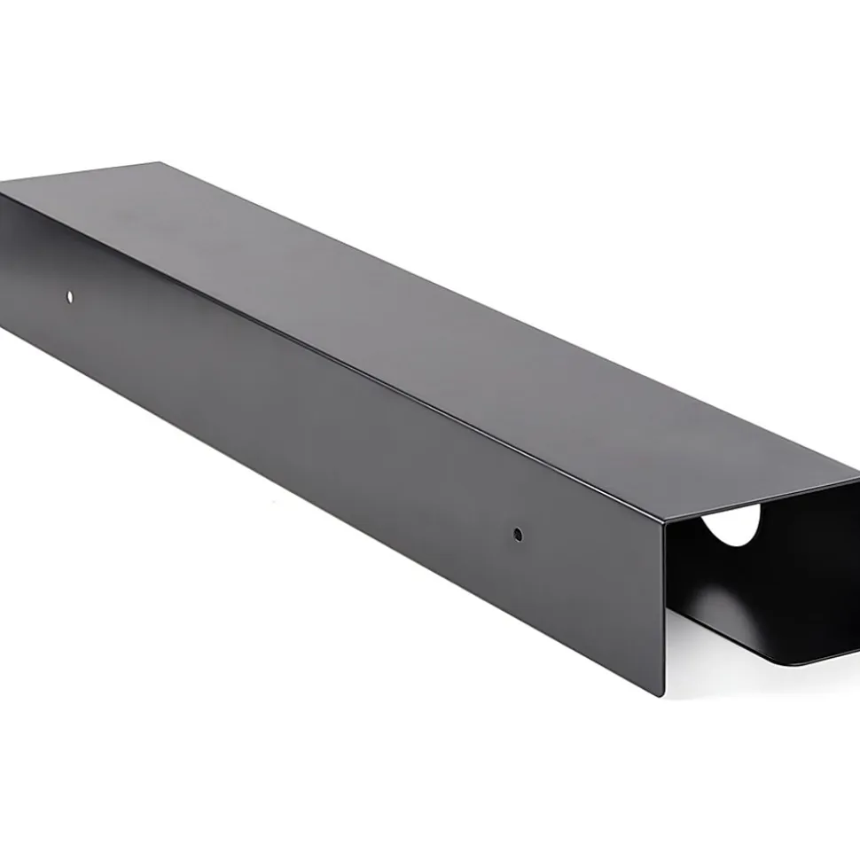 StarTech.com Under Desk Cable Management Tray, Cable Tray Organizer/Manager, Desk/Table Mount, Cord/Power Strip Holder, 23 1/2"L x 4 1/2"D