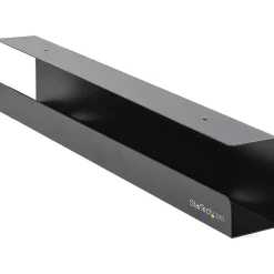 StarTech.com Under Desk Cable Management Tray, Cable Tray Organizer/Manager, Desk/Table Mount, Cord/Power Strip Holder, 23 1/2