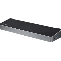 StarTech.com USB C Dock - Compatible with Windows/macOS - Supports Triple 4K Ultra HD Monitors - 60W Power Delivery - DK30CH2DPPD