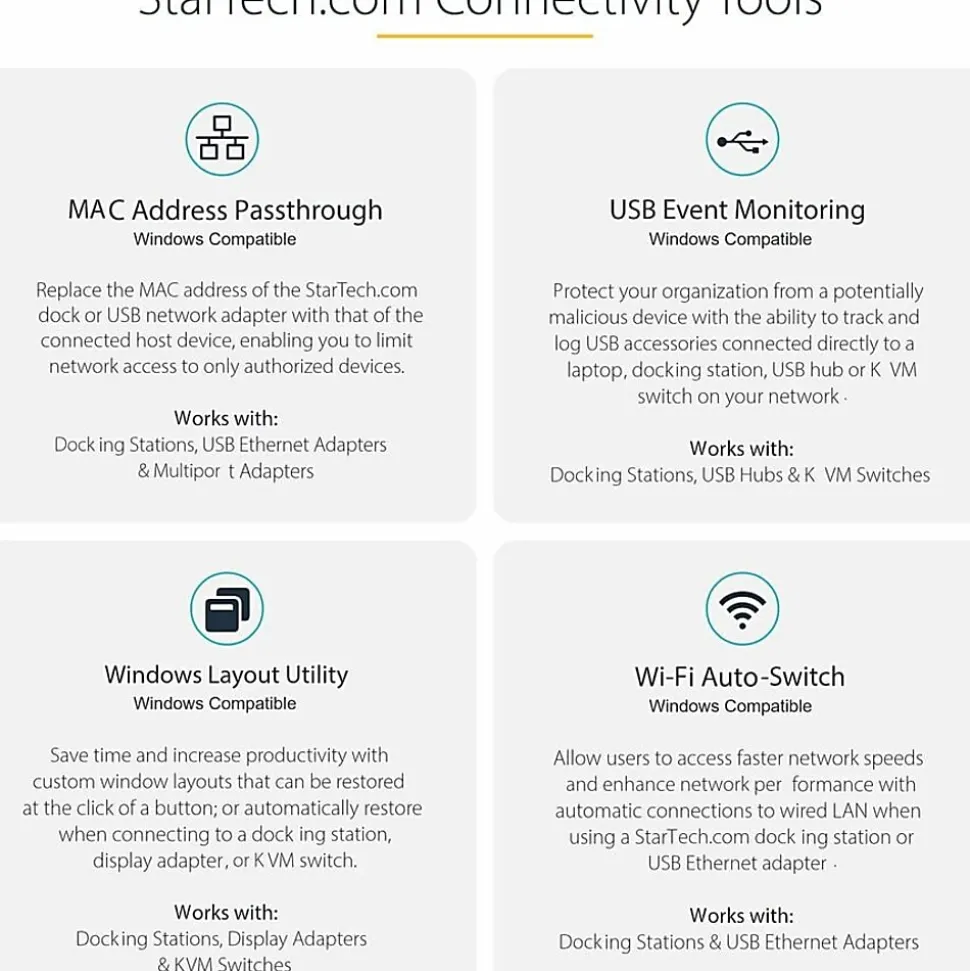 StarTech.com USB C Multiport Adapter, Dual HDMI, 4K 60Hz, 2x 5Gbps USB-A 3.1 Hub, 100W Power Delivery, GbE, SD/MicroSD, USB C Mini Dock
