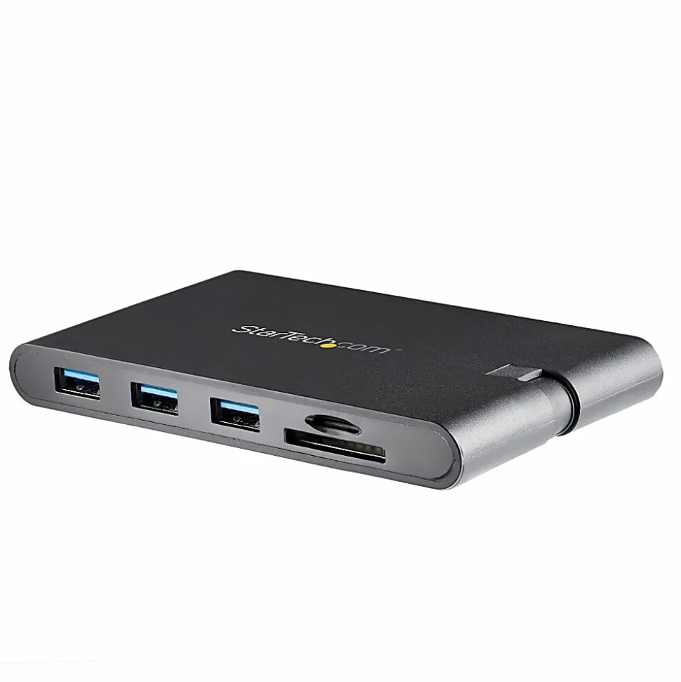 StarTech.com USB-C Multiport Adapter with HDMI and VGA - Mac/Windows - 3x USB 3.0 - SD/micro SD - PD - DKT30CHVSCPD